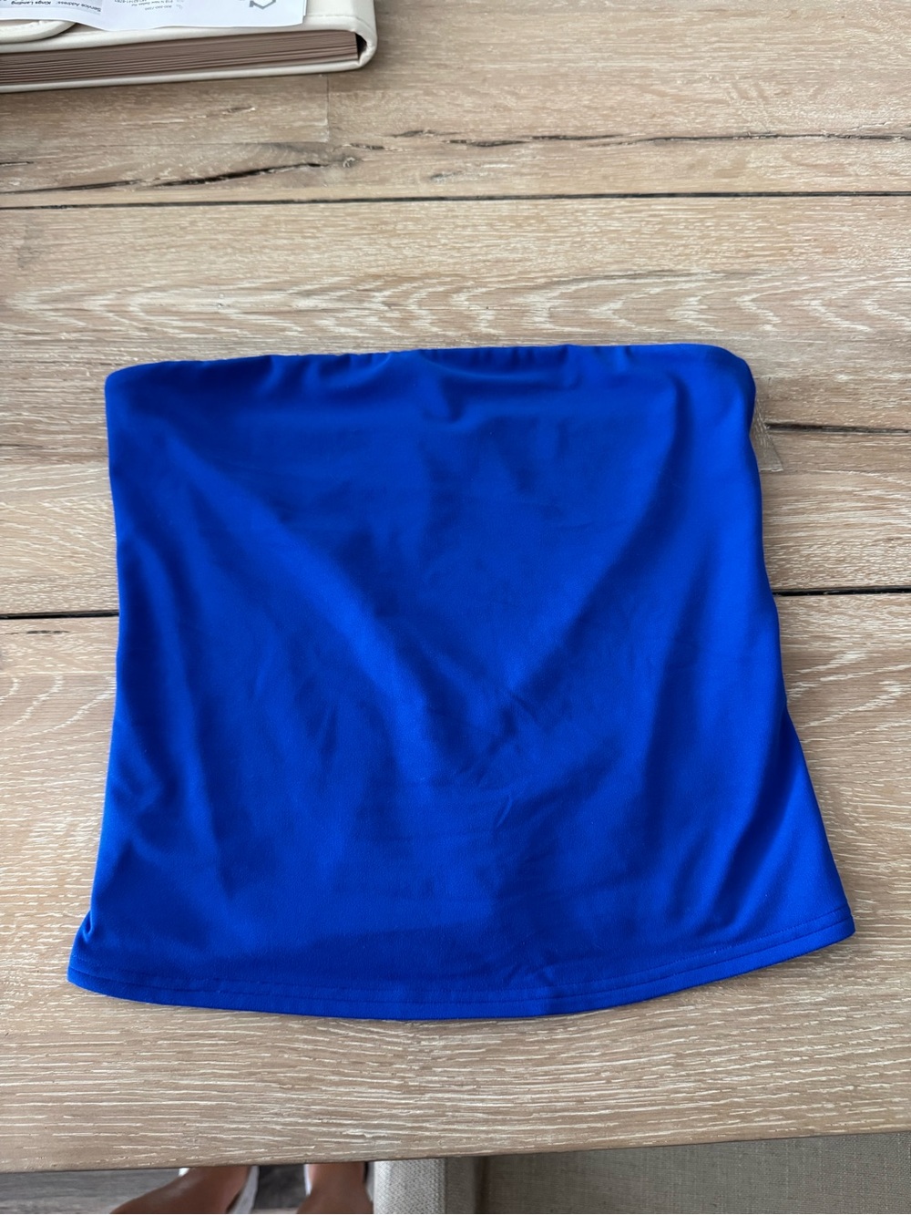 Athleta Royal Blue Strapless Tube Top